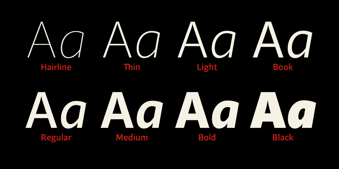 Quercus Sans Italic Font preview