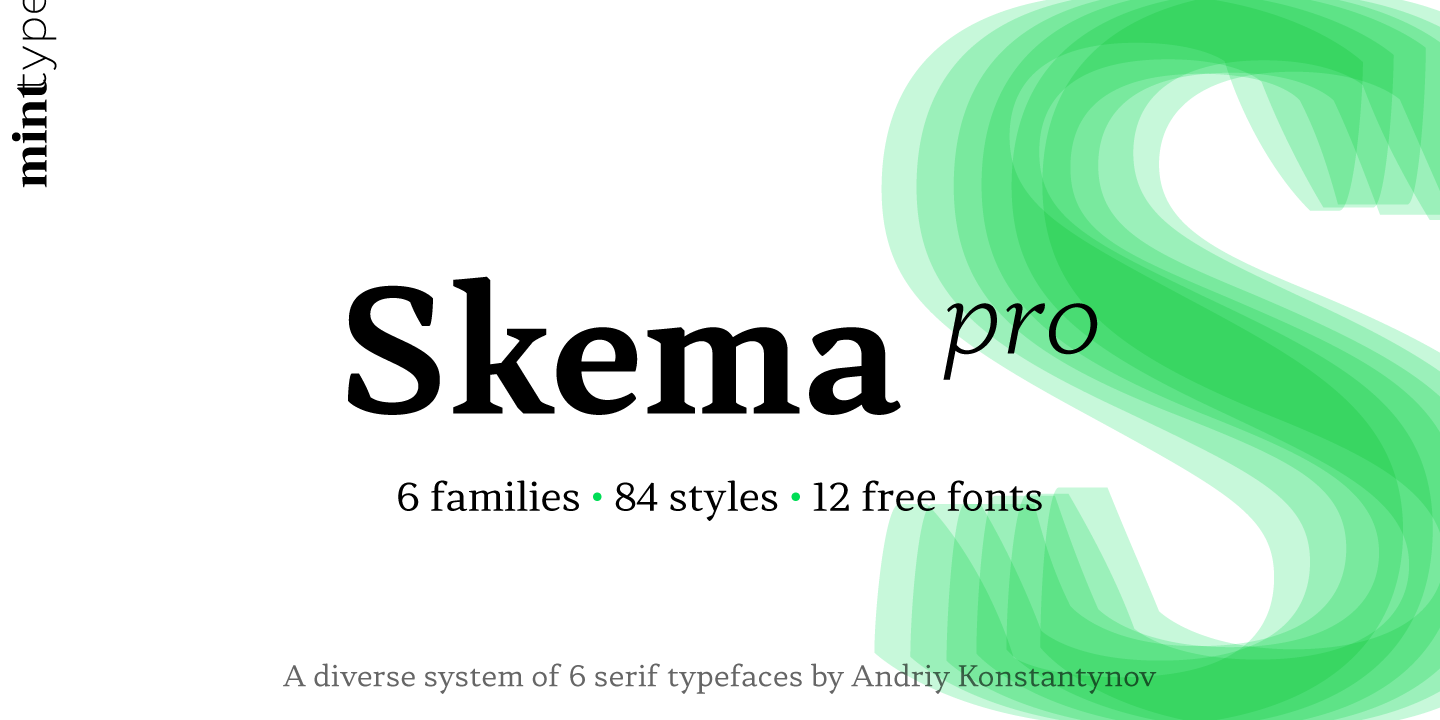 Skema Pro Display Font preview