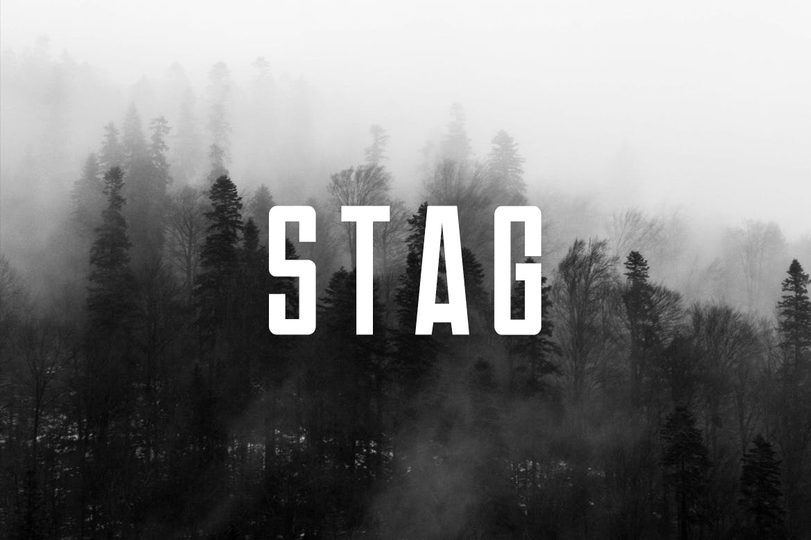 Stag Font preview