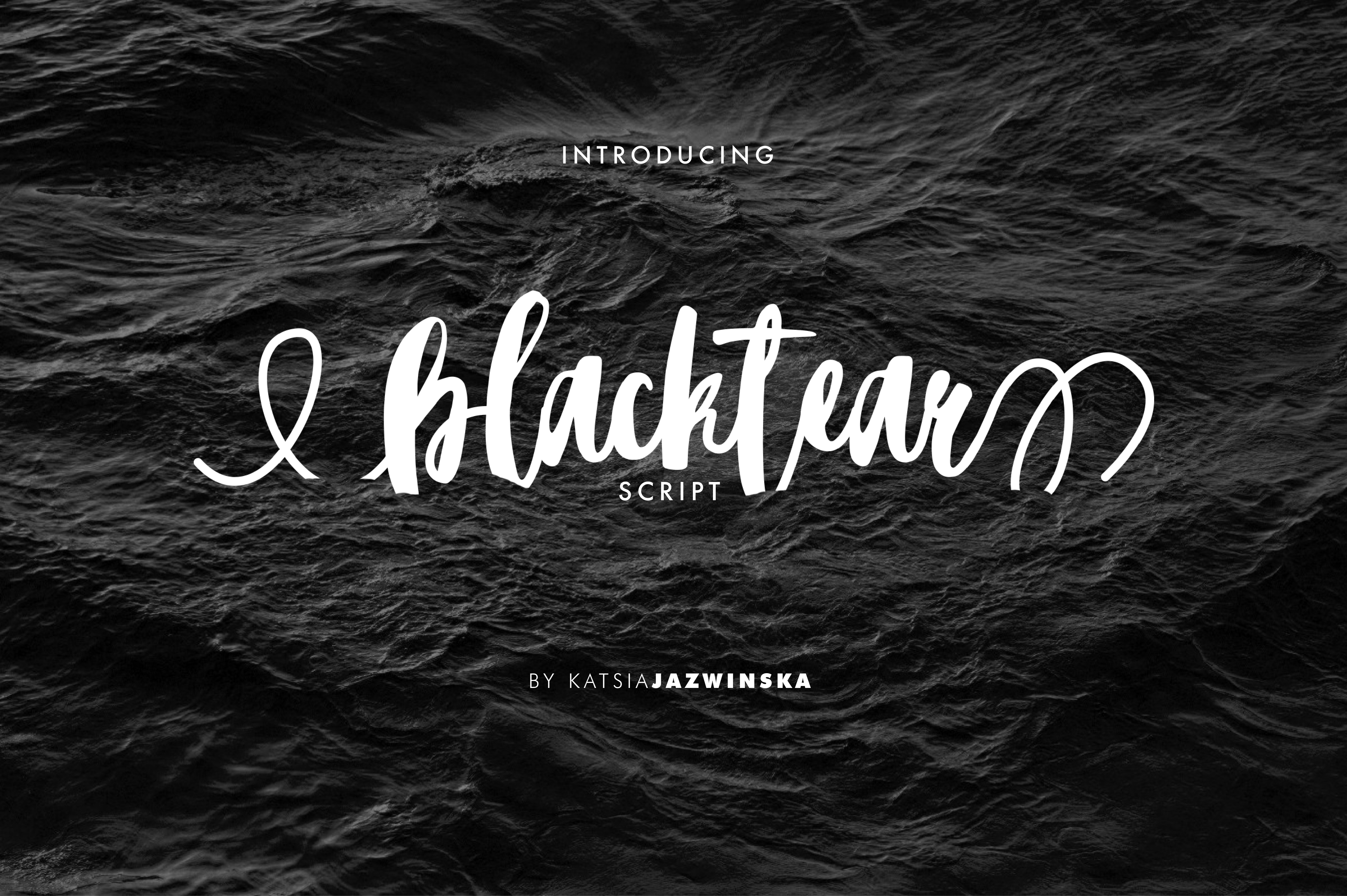 Blacktear Regular Font preview