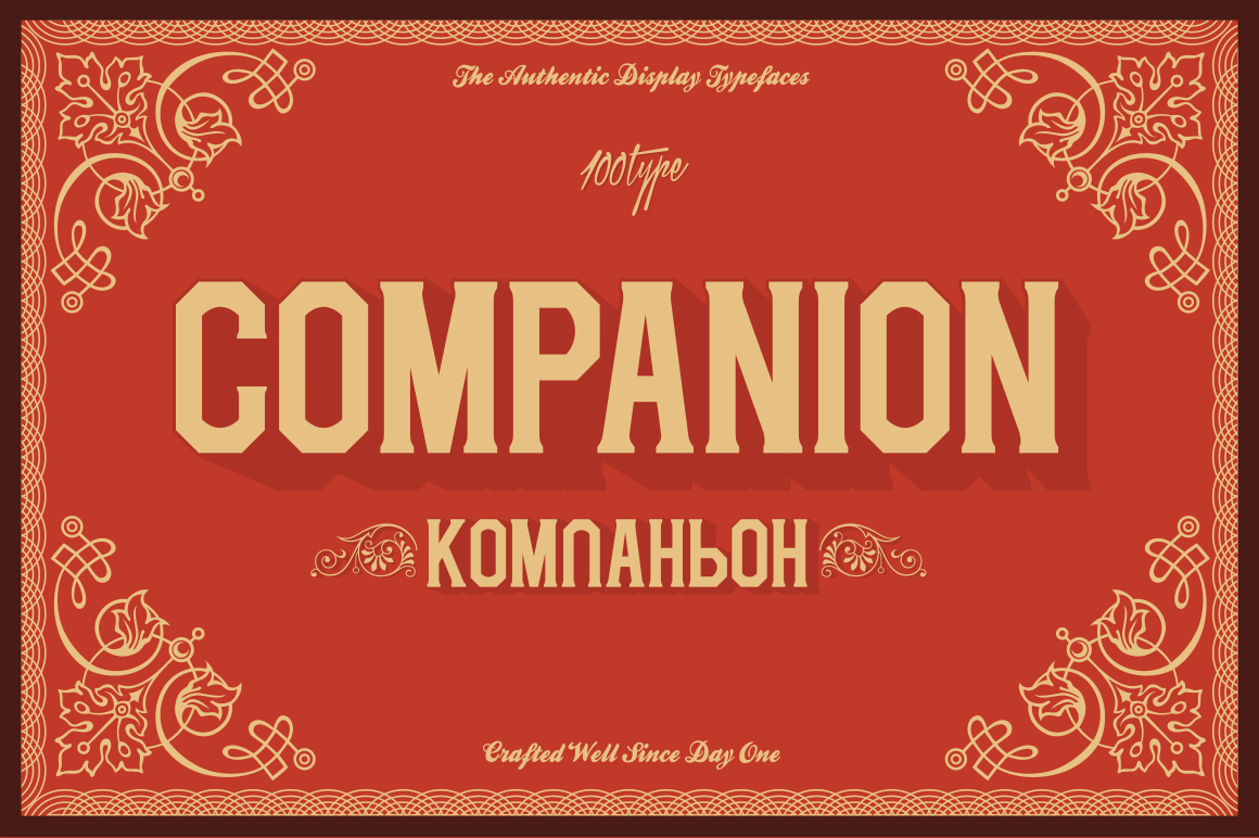 Companion League Font preview