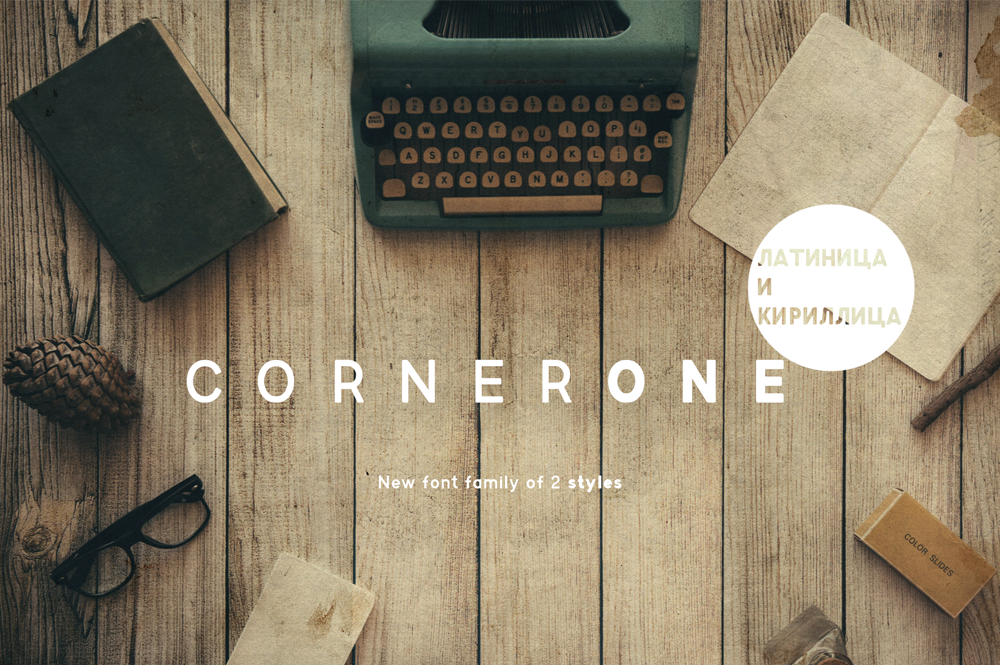 Corner One Font preview