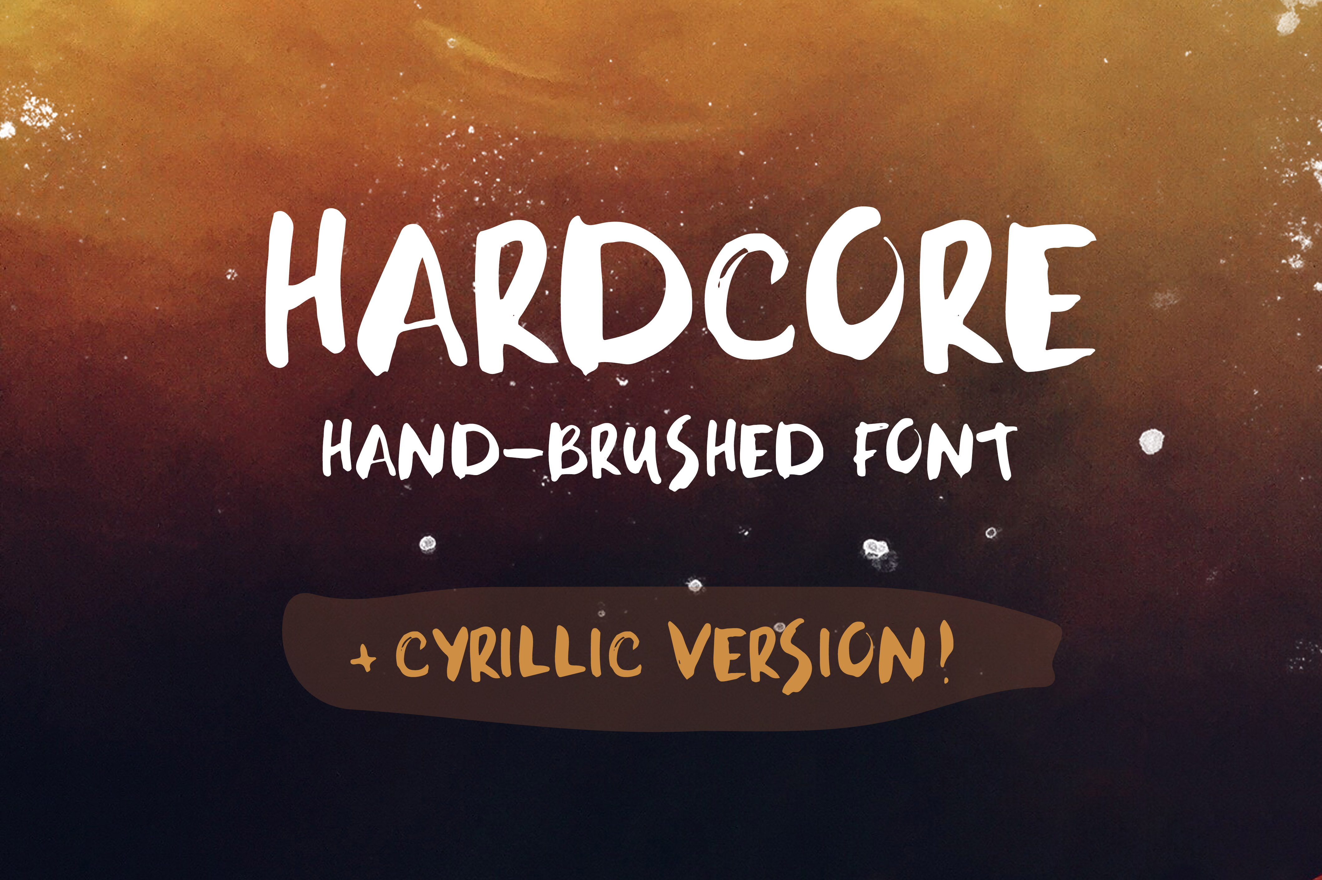 Hardcore Font preview