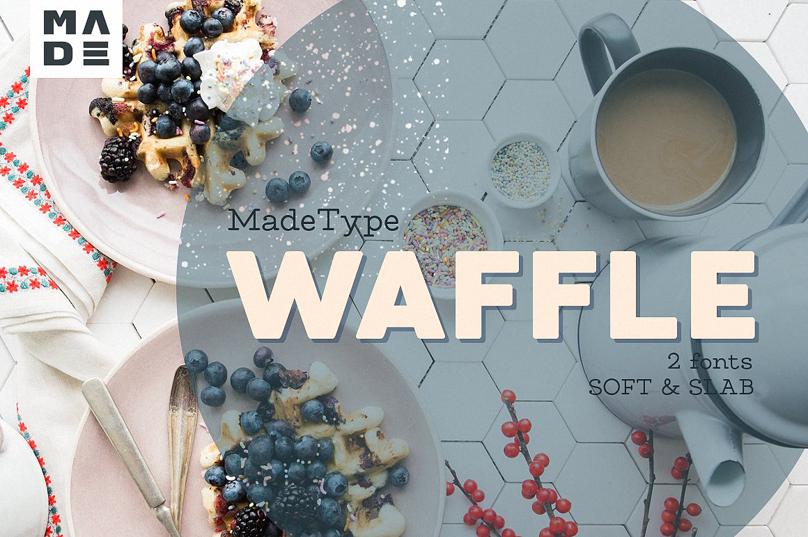 MADE Waffle  Font preview