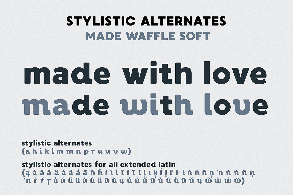MADE Waffle  Slab Font preview