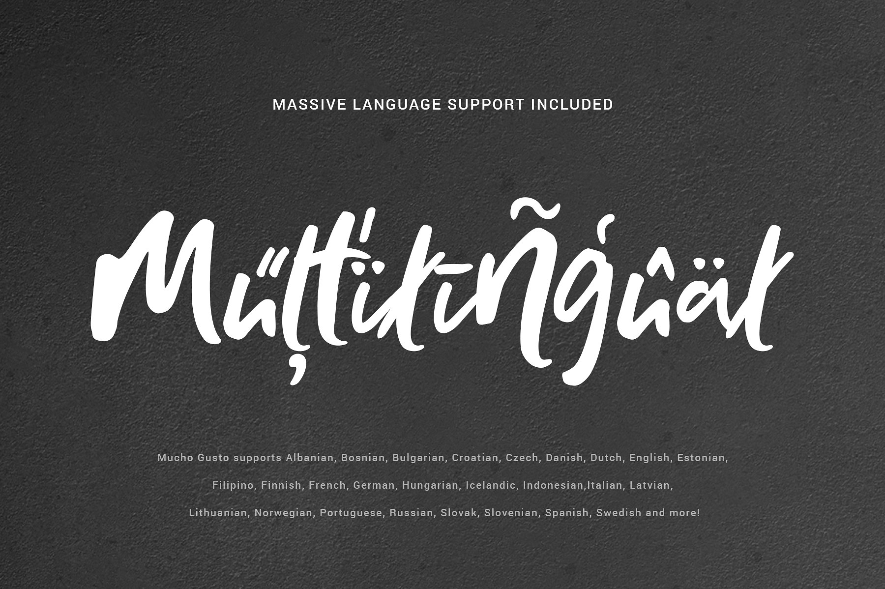 MuchoGusto Regular Font preview