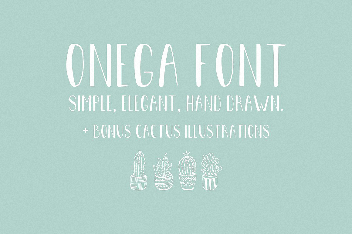 Onega Font preview
