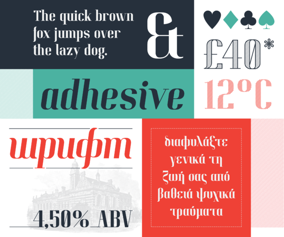 Pitch Display Italic Font preview