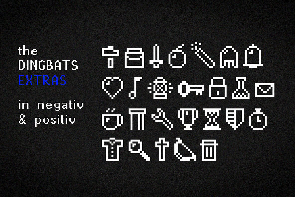 Pixie Extra Smileys Font preview