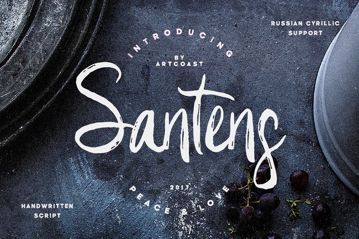 Santens Font preview