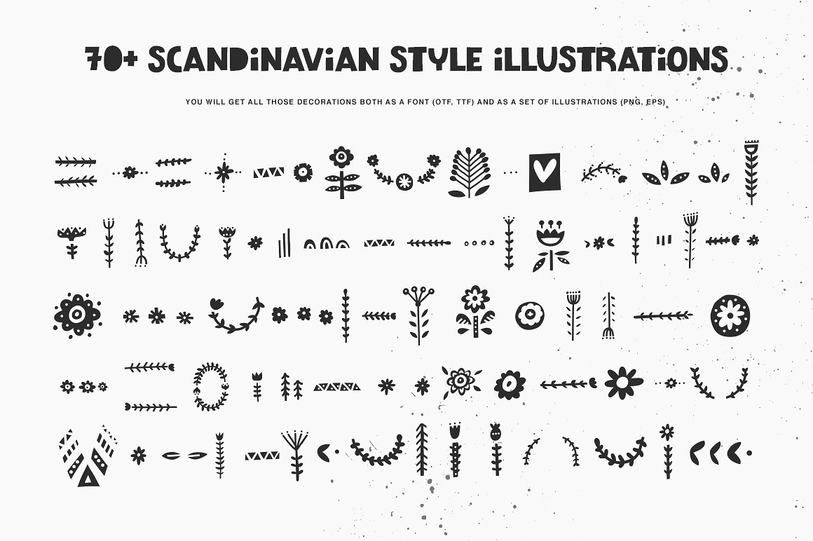 Scandinavian Black Font preview