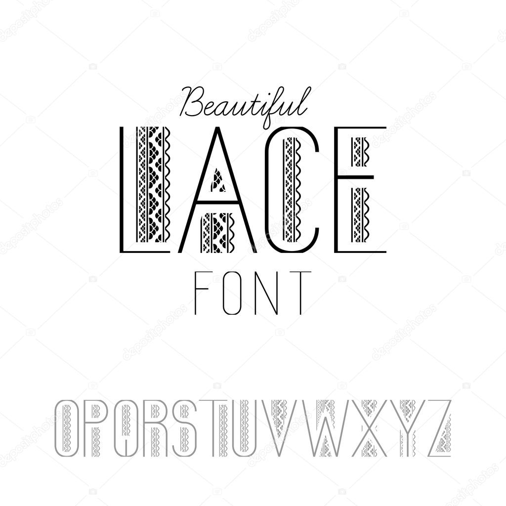Lace Regular Font preview