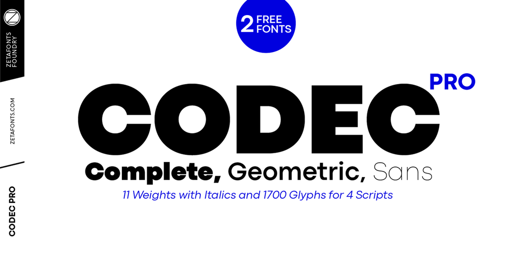 Codec Pro Font preview