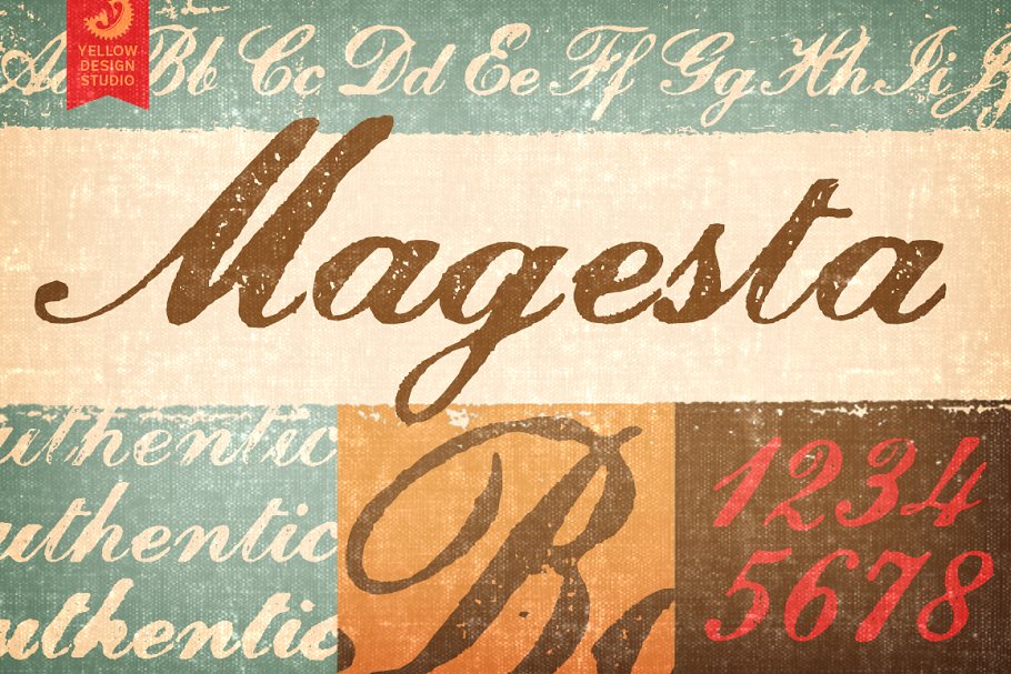 Magesta Script Font preview