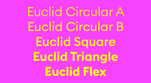 Euclid Circular B Medium Italic Font preview