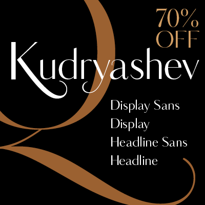 Kudryashev Display Headline Font preview
