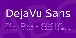 DejaVu Sans Font preview