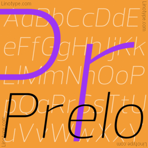 Prelo Font preview