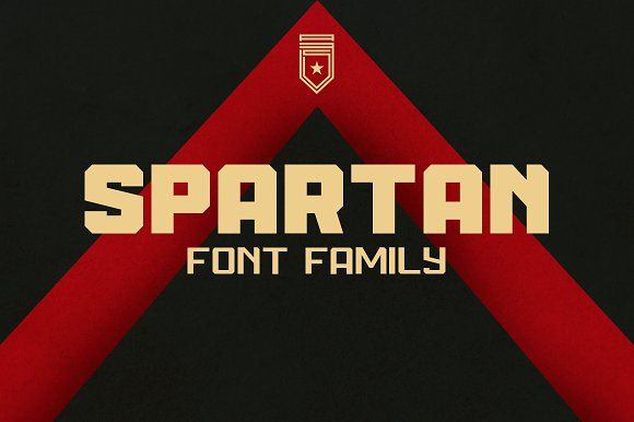 Spartan Font preview
