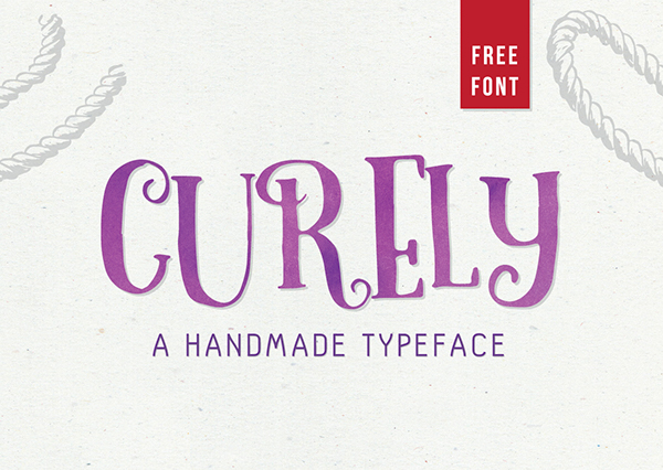 Curely Font preview