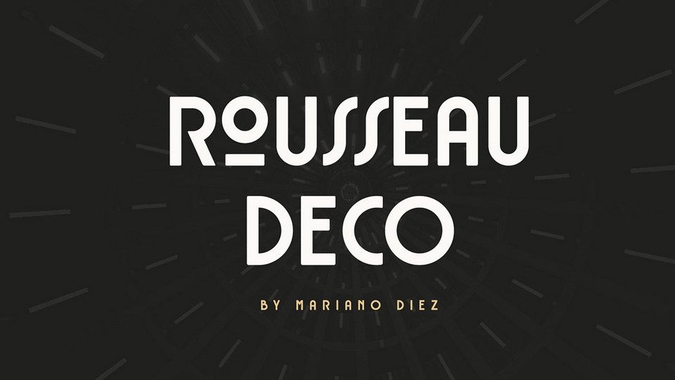 Rousseau Deco Font preview
