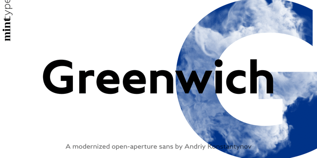 Greenwich Font preview