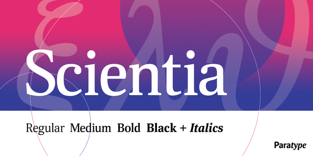 Scientia Font preview
