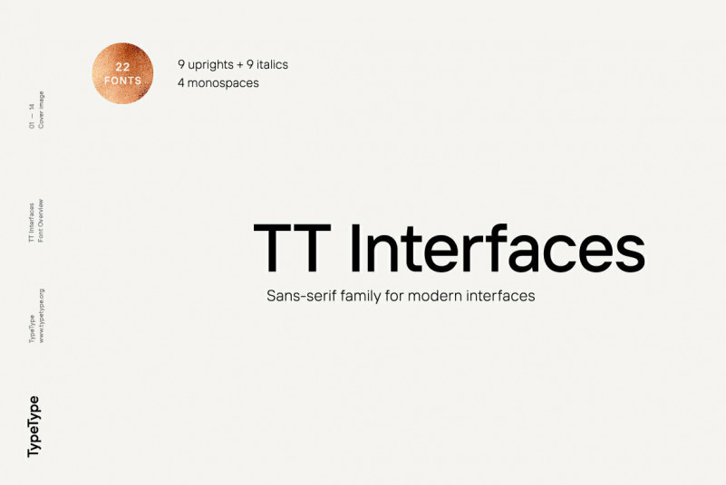 TT Interfaces Font preview