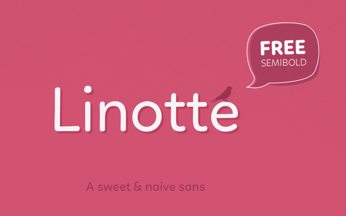 LINOTTE Font preview