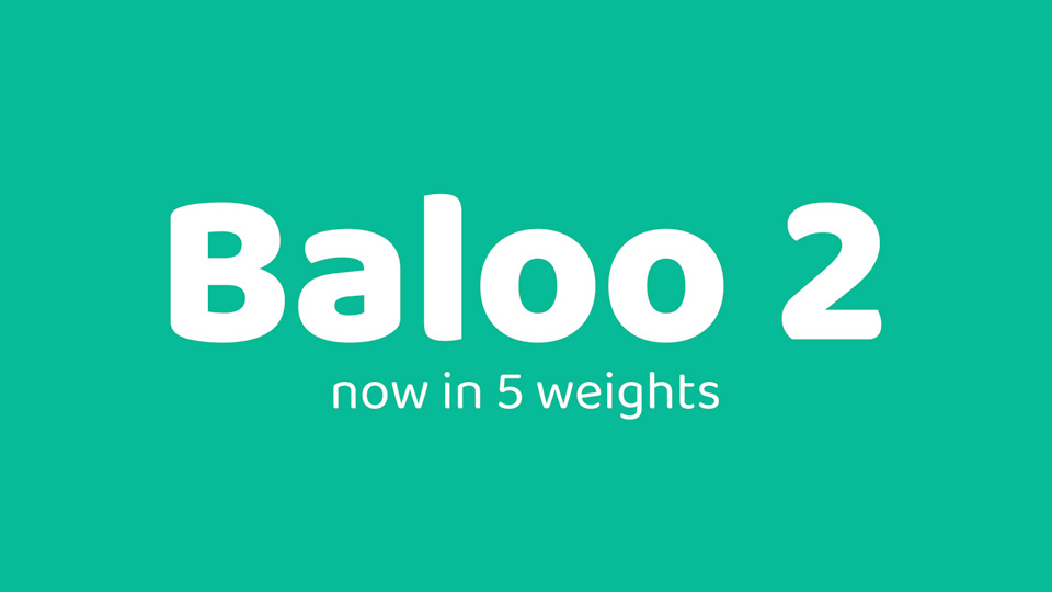 Baloo 2 Font preview
