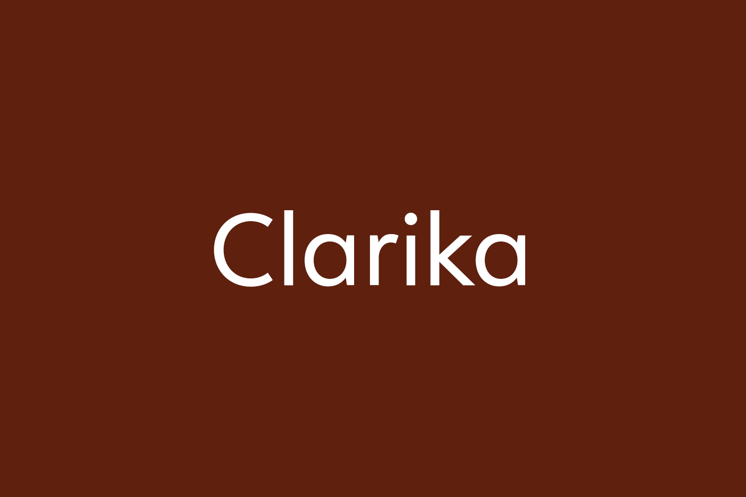 Clarika Pro Font preview