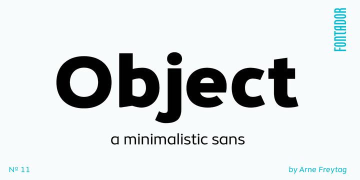Object Font preview
