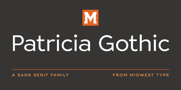 Patricia Gothic Font preview