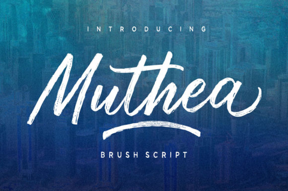 Muthea Font preview