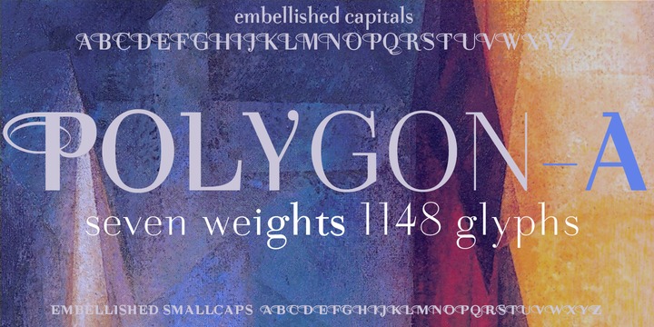 Polygon A 120 Font preview
