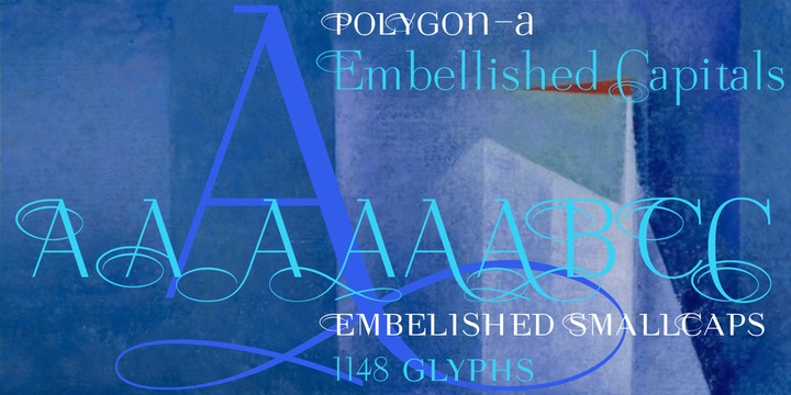 Polygon A 109 Font preview