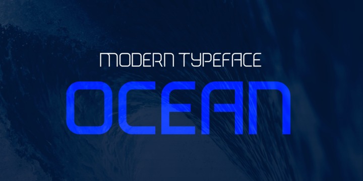 Ocean Font preview