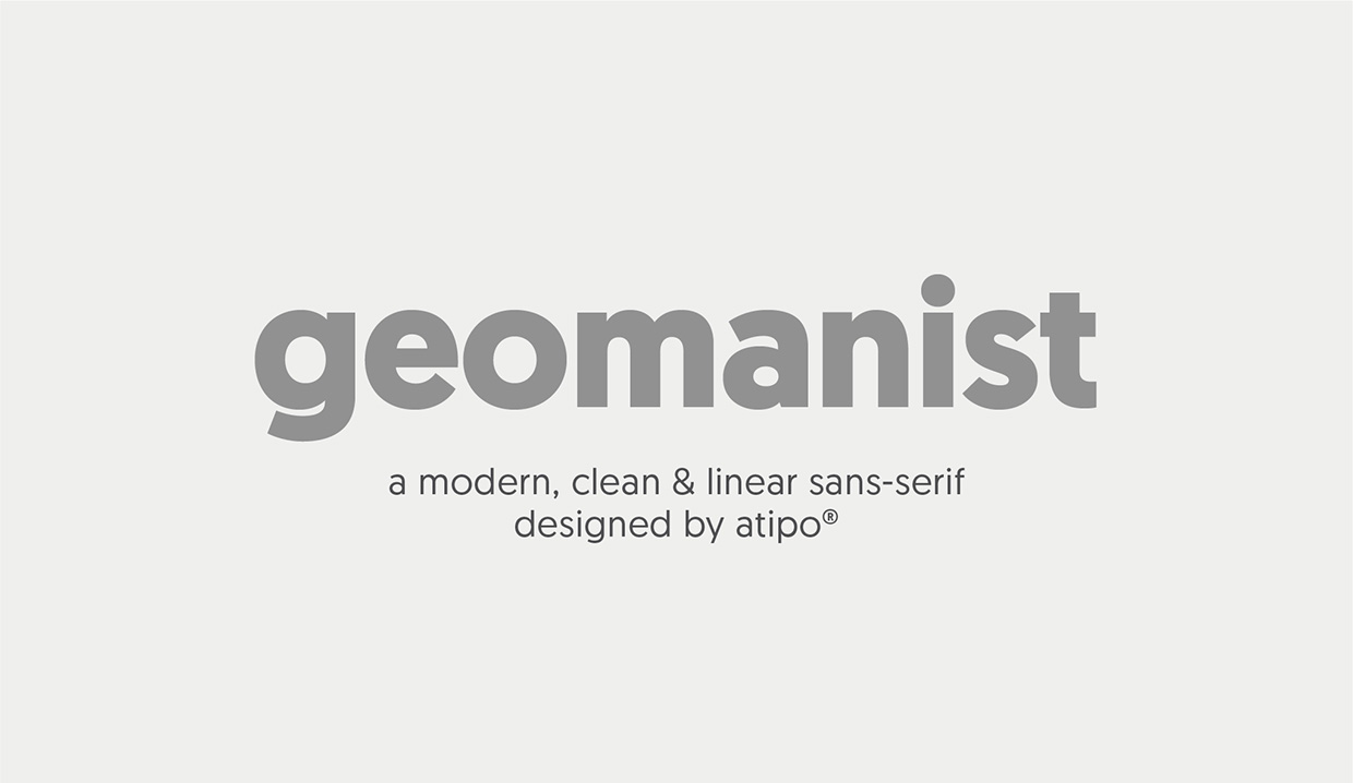 Geomanist Font preview