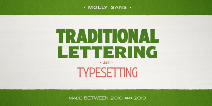 Molly Sans C Light Font preview