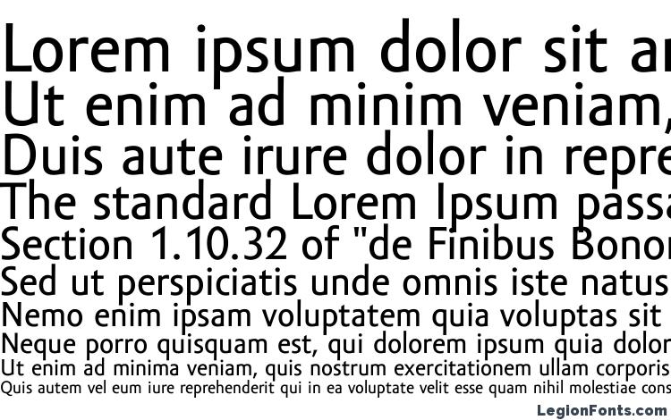 Amor Sans Text Pro Italic Font preview