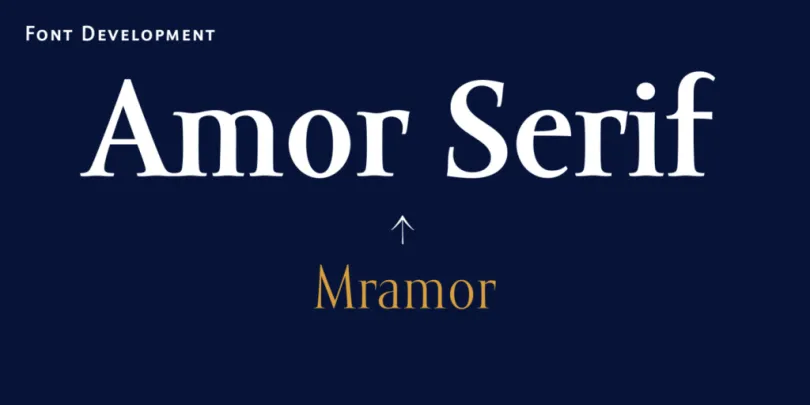 Amor Serif Pro Font preview
