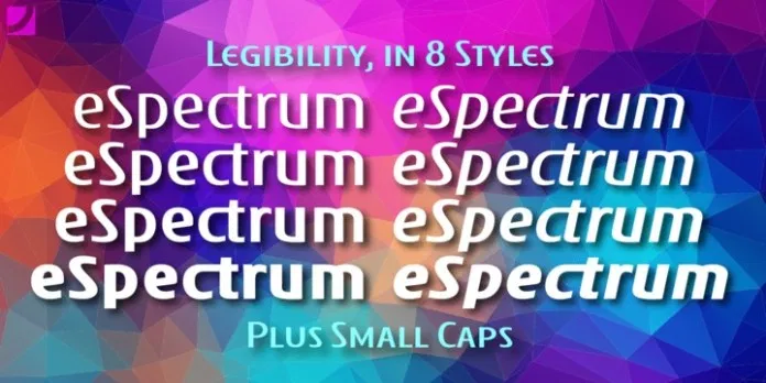 eSpectrum Font preview