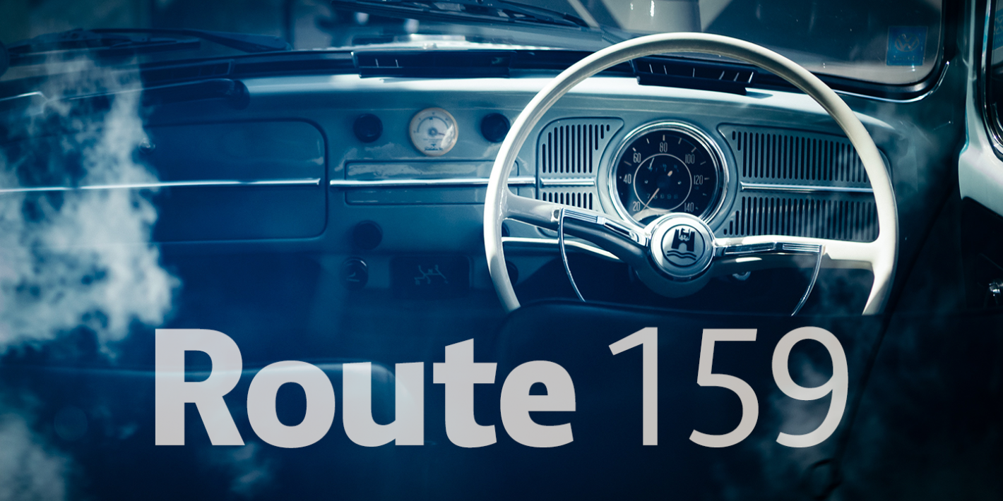 Route 159 Font preview