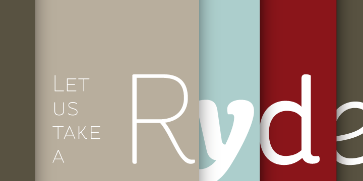 St Ryde Font preview