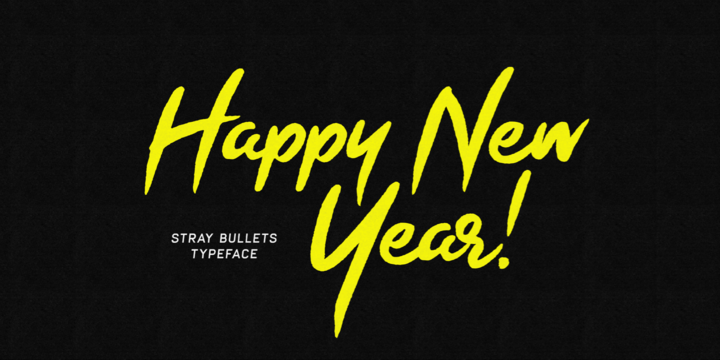 Stray Bullets Smooth Font preview