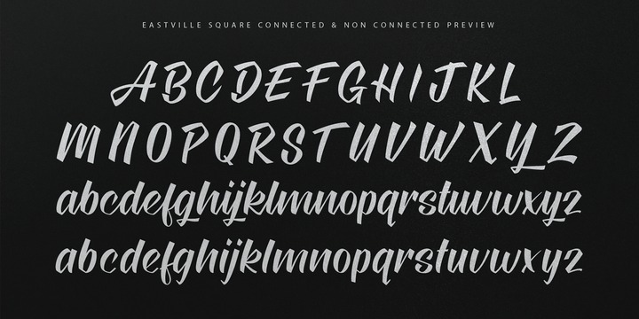 Eastville Square Regular Font preview