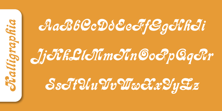 Kalligraphia Regular Font preview