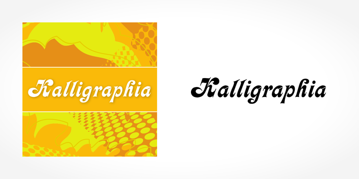 Kalligraphia Regular Font preview