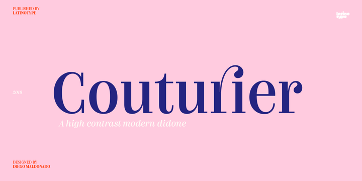 Couturier Font preview