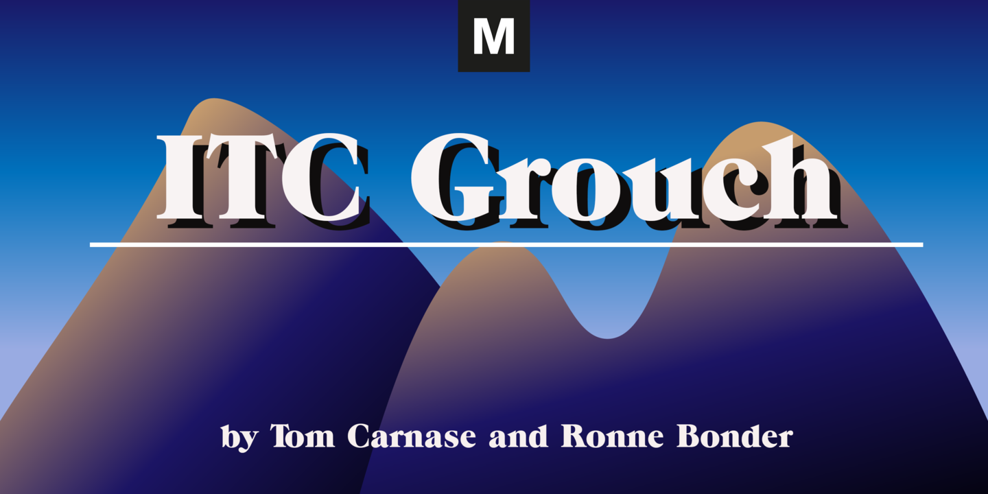 ITC Grouch Font preview